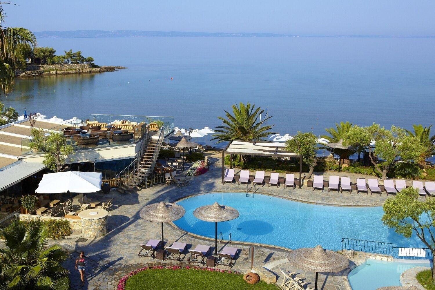 Anthemus Sea Beach Hotel And Spa إيليا المظهر الخارجي الصورة